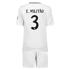 Prima Maglia E.Militao Real Madrid 2024/2025 Bambino